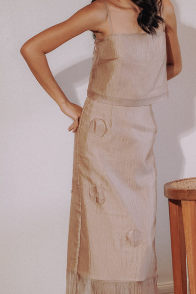 Aloewood Organza Top