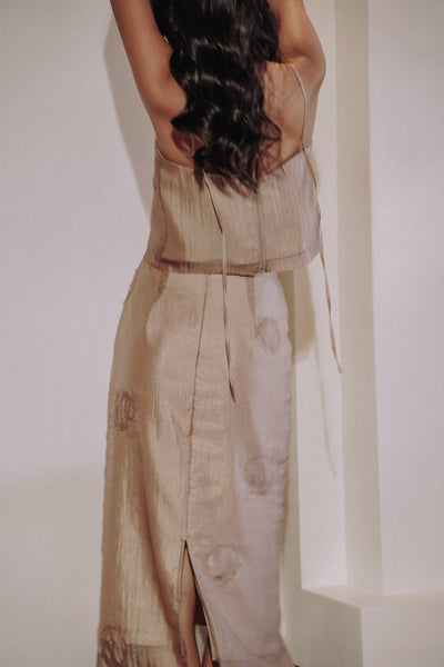 Aloewood Organza Top