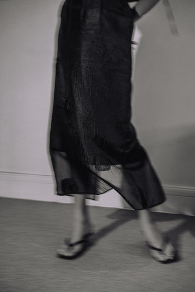 Black Organza Skirt