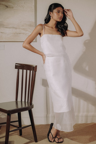 Ivory Organza Top