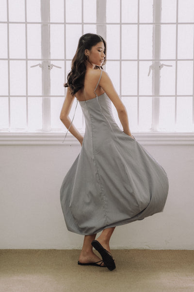Pale Blue Tulip Dress