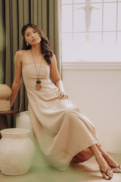 Sand Tulip Dress