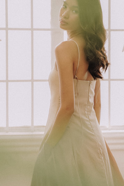 Sand Tulip Dress